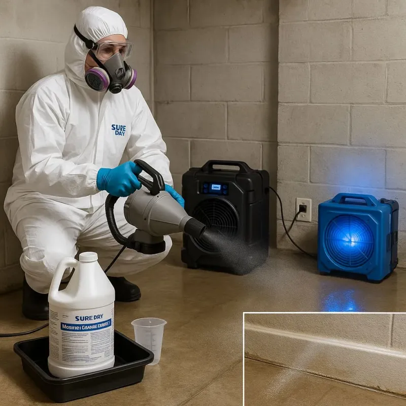 Sanitization and Odor Removal process in Dunbar, WV